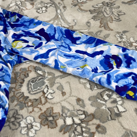 DANA BUCHMAN blue cowl neck top Size L - Picture 5 of 6